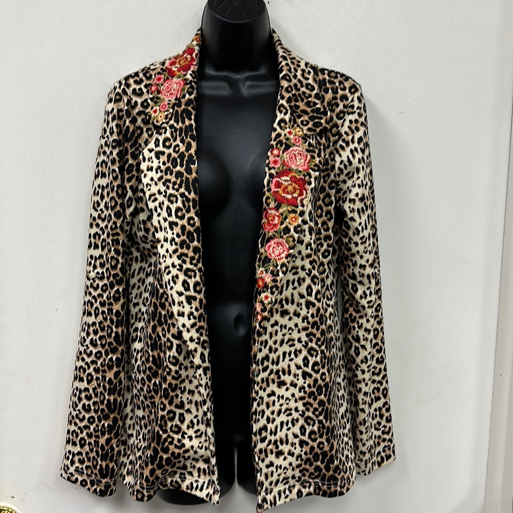 Leopard Blazer